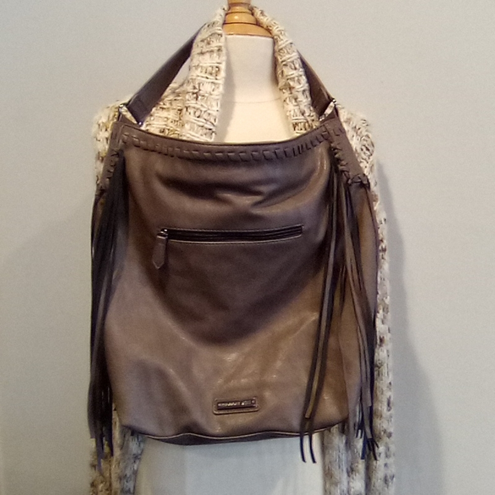 Long Boho Fringe Madden Girl Shoulder / Hand Bag